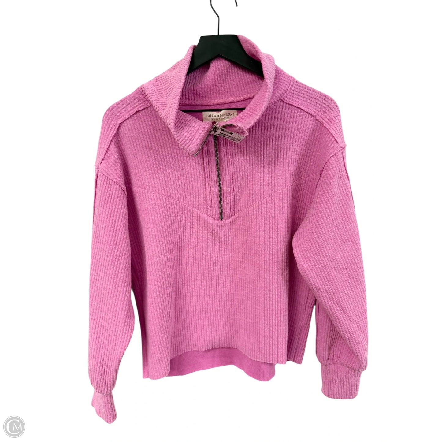 Sweatshirt Collar By Saltwater Luxe In Pink, Size: S