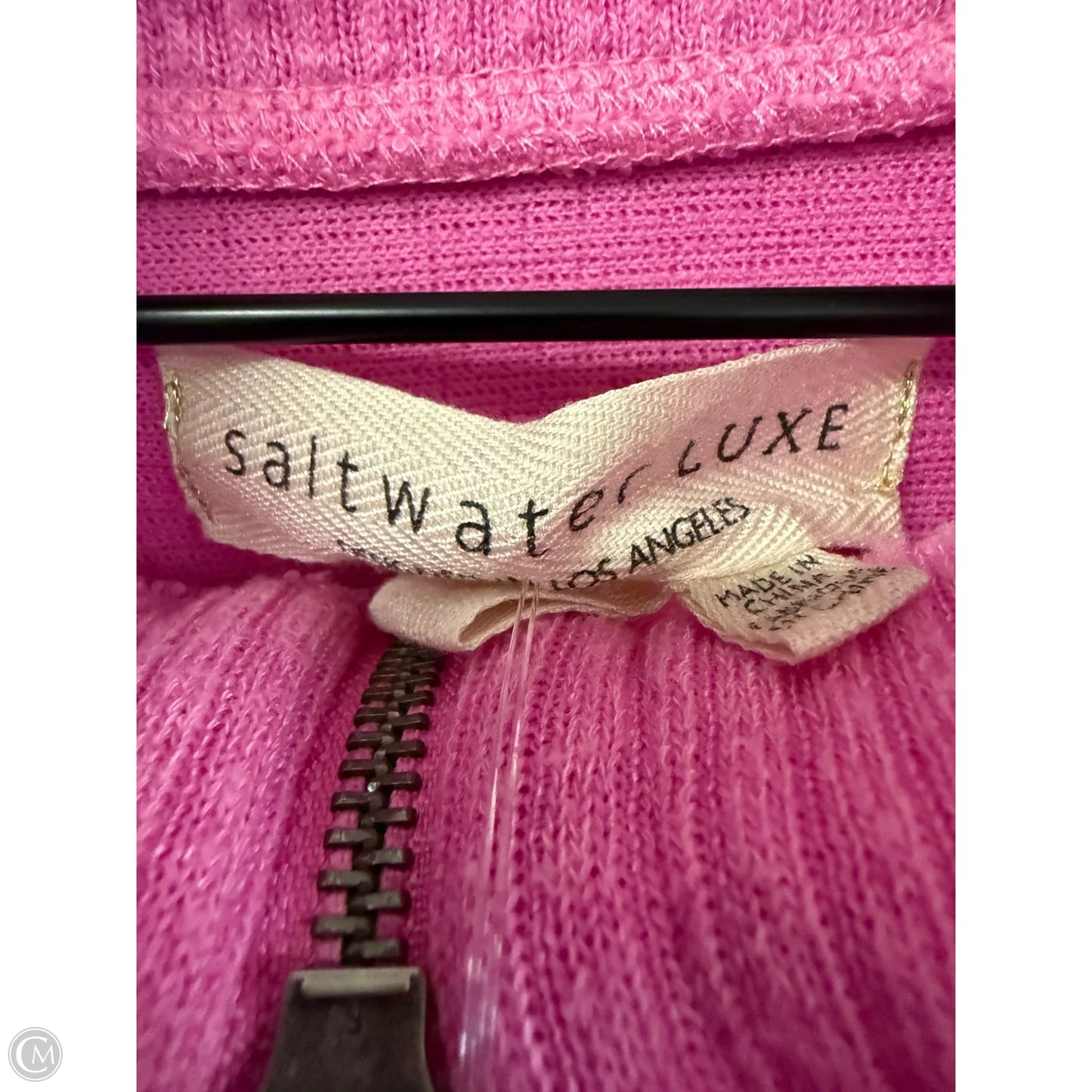 Sweatshirt Collar By Saltwater Luxe In Pink, Size: S