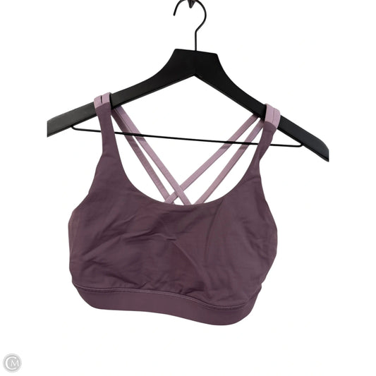 Athletic Bra By Lululemon In Purple, Size: 8