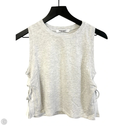 Top Sleeveless By Project Social Tee In Grey, Size: S