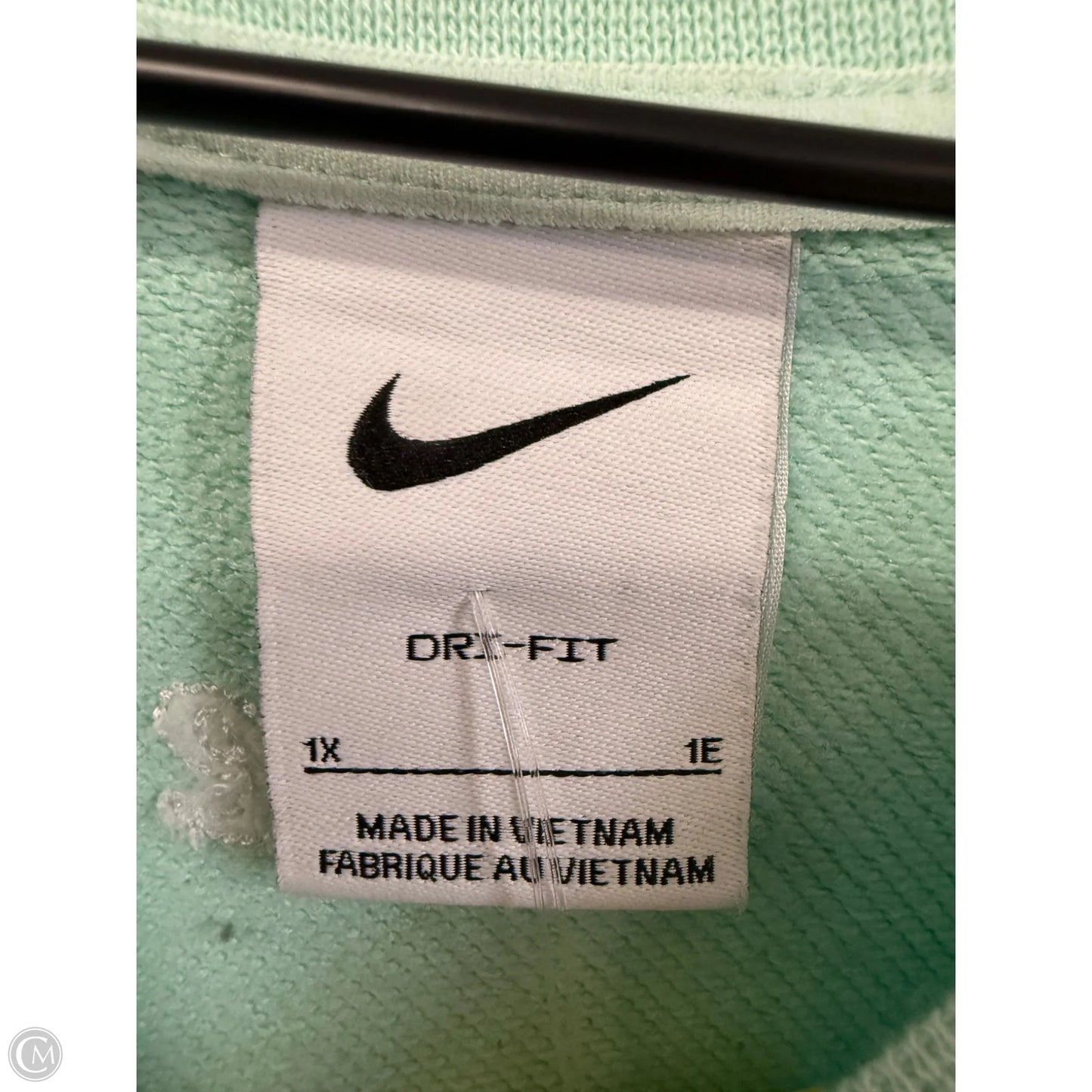 Sweatshirt Crewneck By Nike Apparel In Green, Size: 1x
