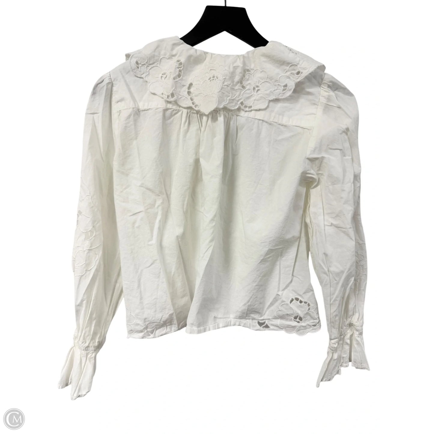 Blouse Long Sleeve By Free People In White, Size: Xs