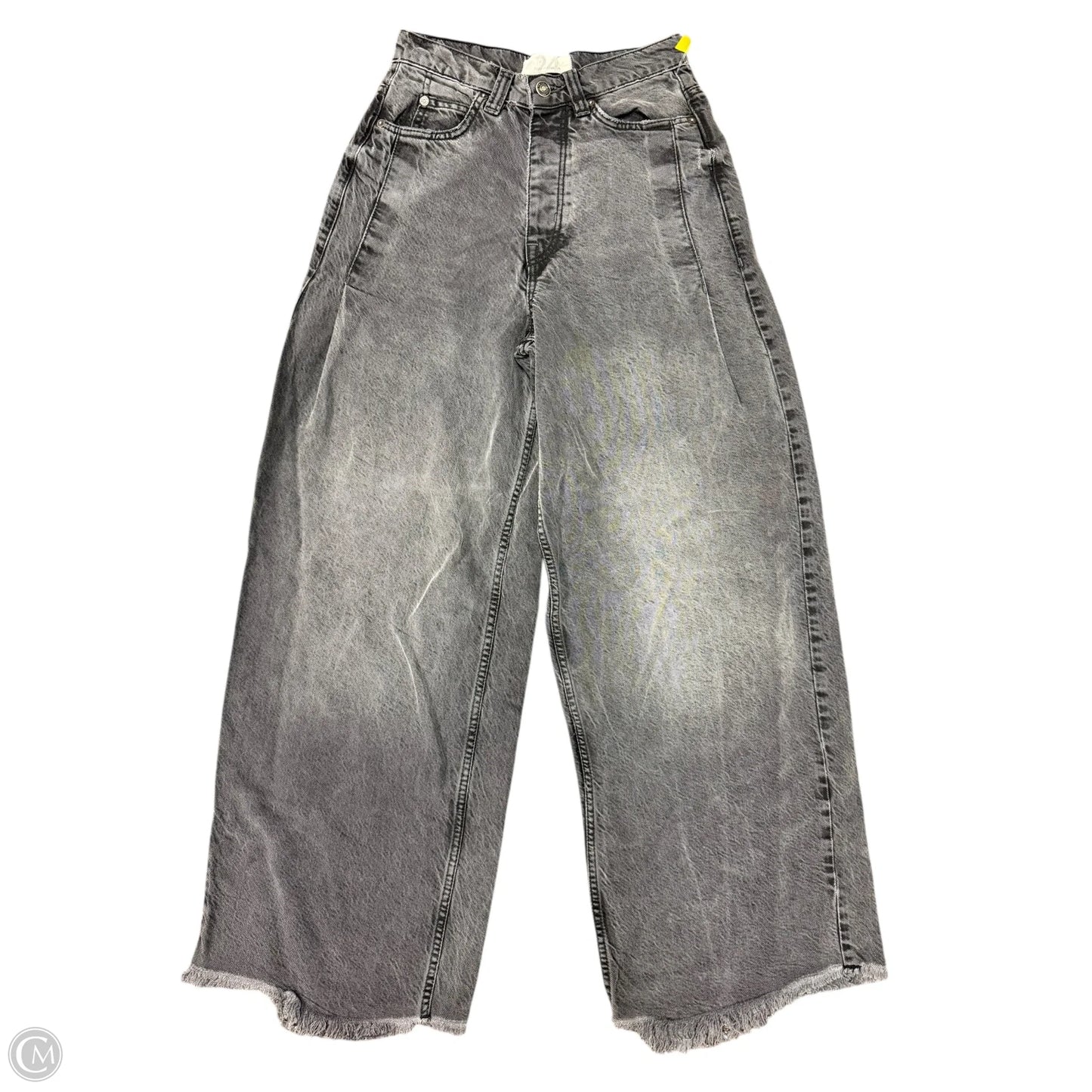 Jeans Wide Leg By We The Free In Black Denim, Size: 0