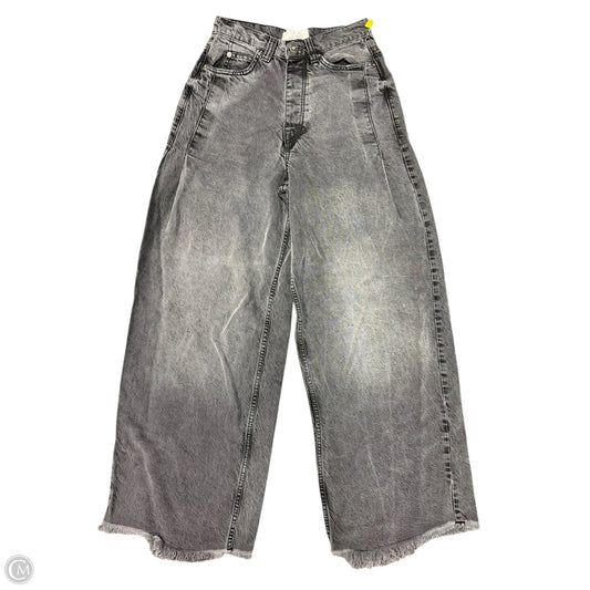 Jeans Wide Leg By We The Free In Black Denim, Size: 0