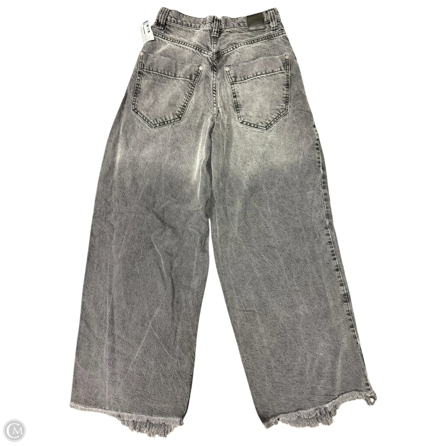 Jeans Wide Leg By We The Free In Black Denim, Size: 0