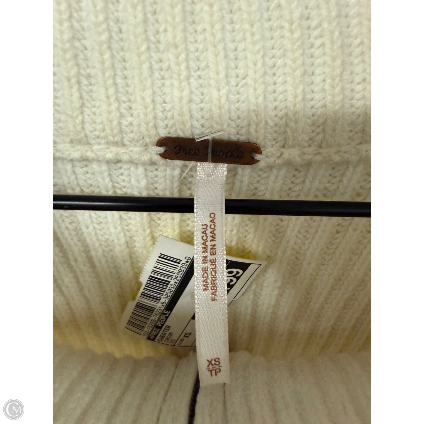 Sweater By Free People In Cream, Size: Xs