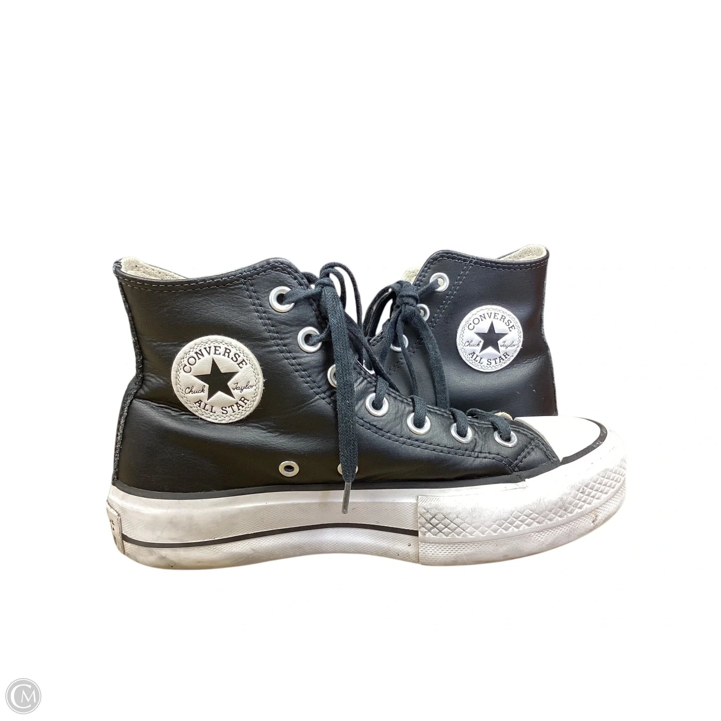 Shoes Sneakers Platform By Converse In Black & White, Size: 6