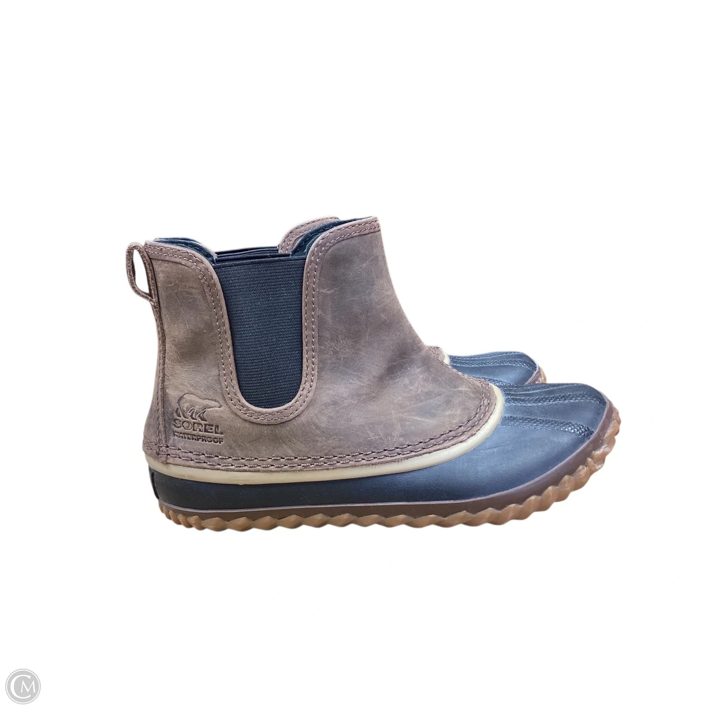 Boots Snow By Sorel In Black & Brown, Size: 6.5