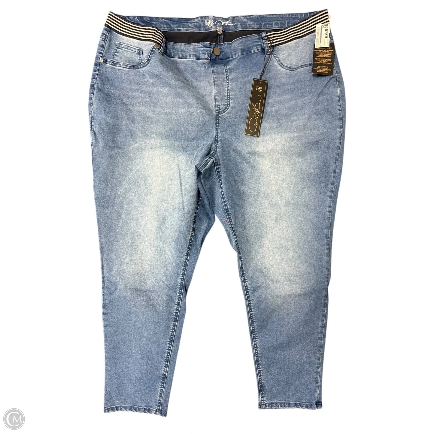 Jeans Skinny By Dg2 In Blue Denim, Size: 3x