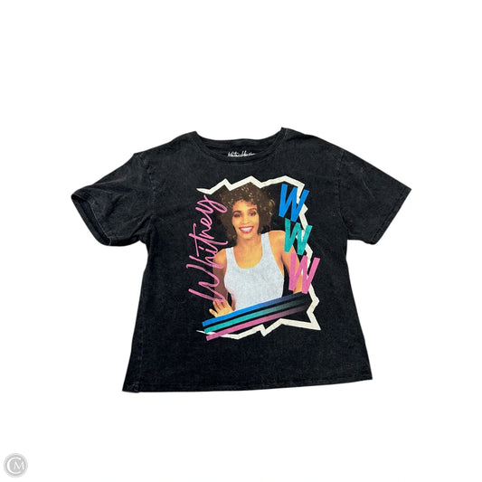 Top Short Sleeve Basic By Cme In Grey, Size: S