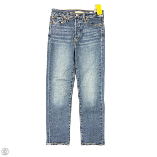 Jeans Straight By Levis In Blue Denim, Size: 6