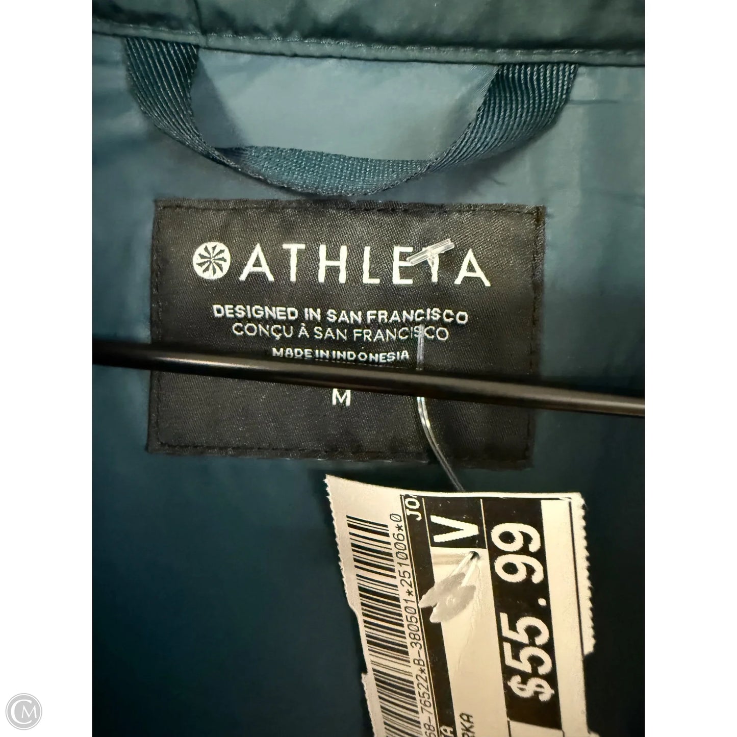 Coat Parka By Athleta In Green, Size: M