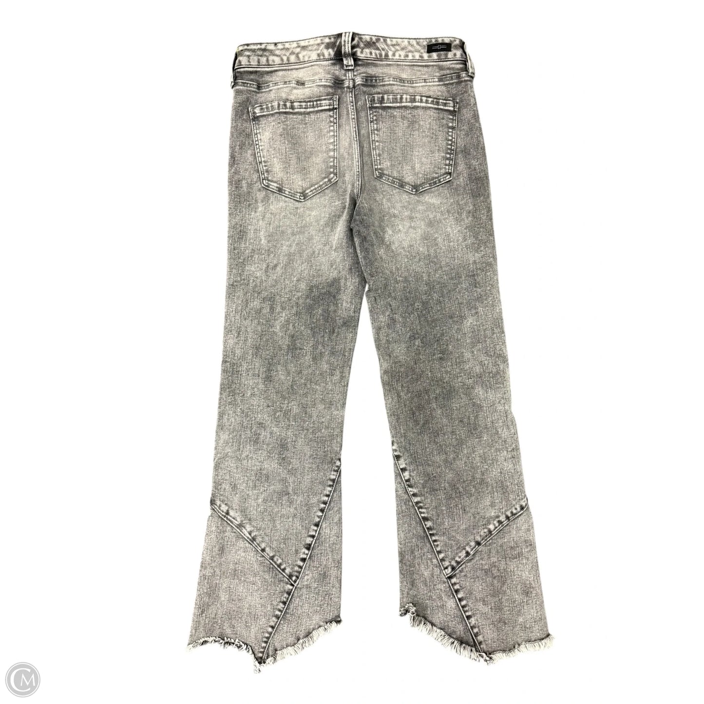 Jeans Cropped By Liverpool In Grey Denim, Size: 6