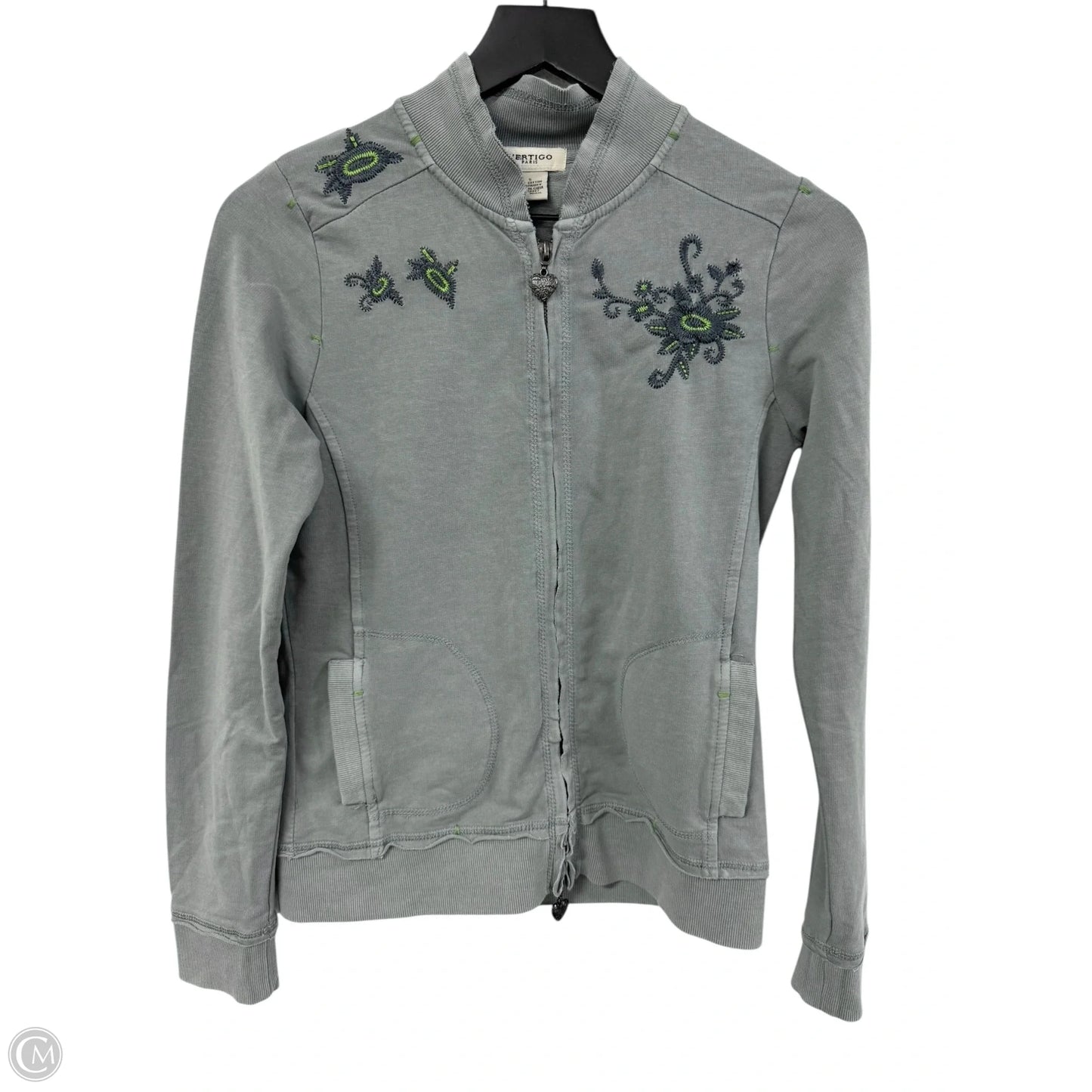 Sweatshirt Crewneck By Vertigo In Blue, Size: S