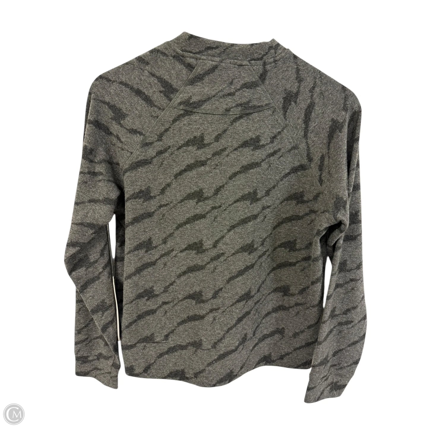 Top Long Sleeve By Cmb In Black & Grey, Size: Xs