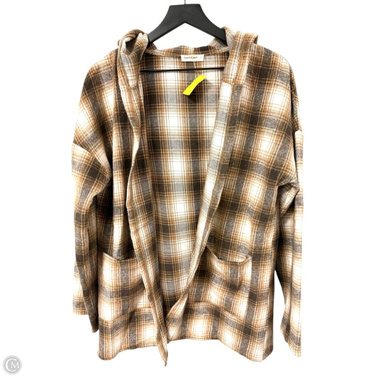 Jacket Other By Andthewhy In Brown & White, Size: S