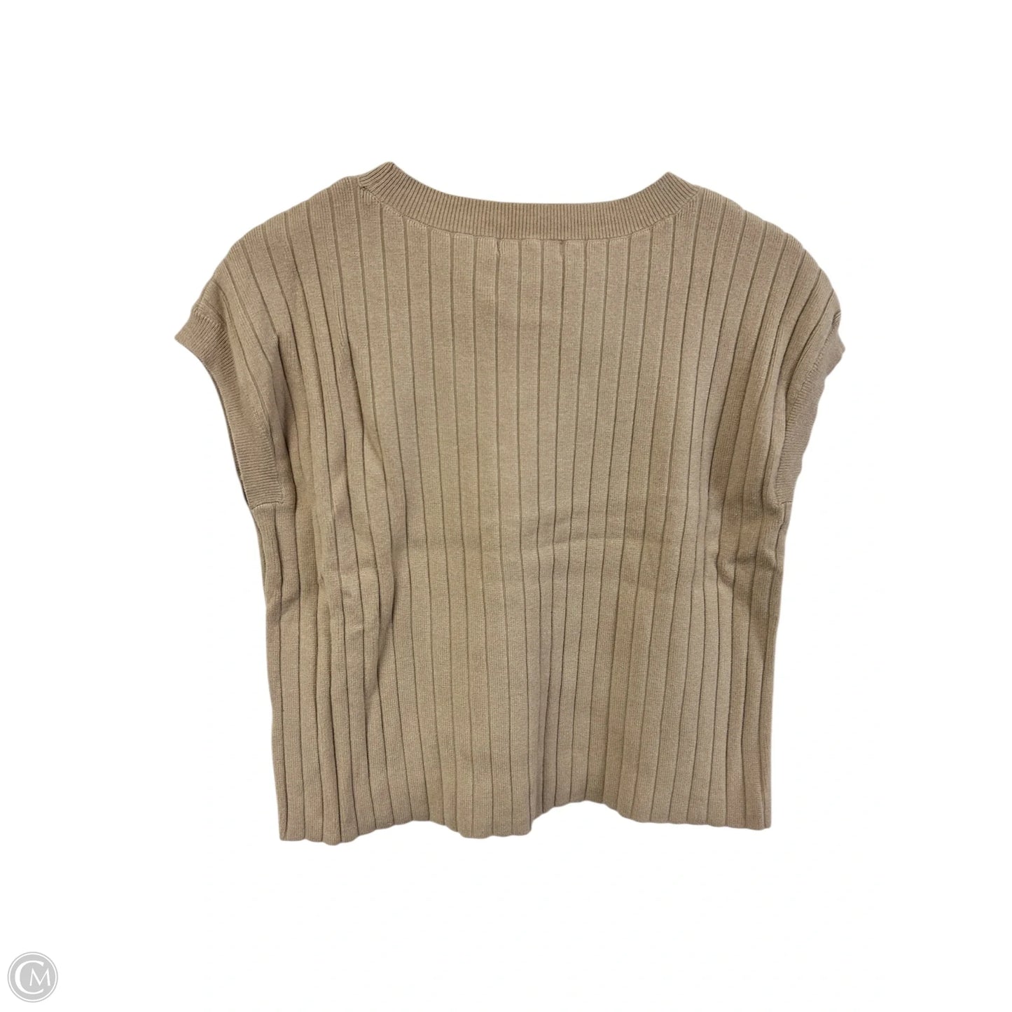 Sweater Short Sleeve By Sincerely Jules In Tan, Size: M