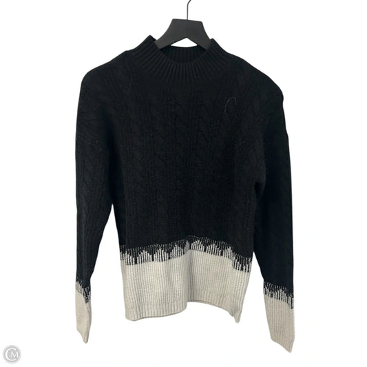 Sweater By Liz Claiborne In Black & White, Size: S