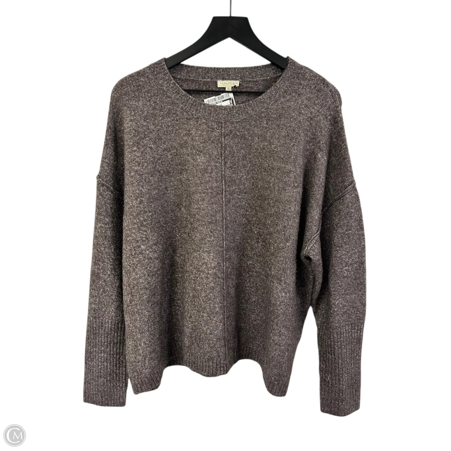 Sweater By Clothes Mentor In Brown & Grey, Size: Xl