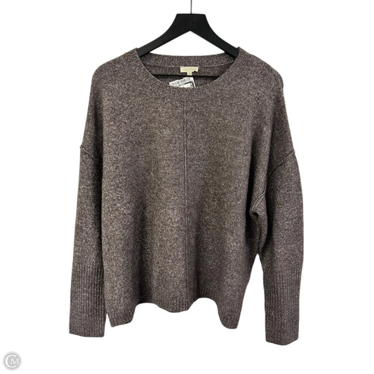 Sweater By Clothes Mentor In Brown & Grey, Size: Xl