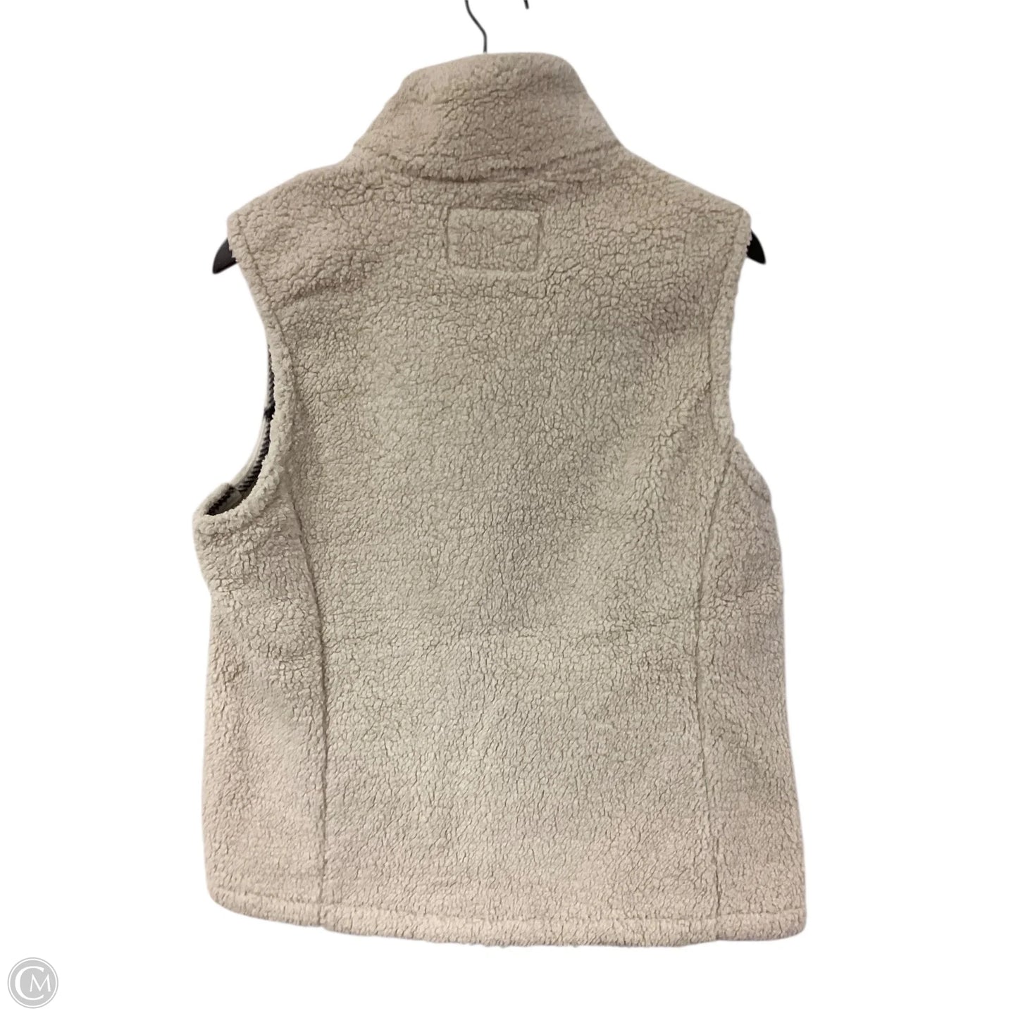 Vest Faux Fur & Sherpa By Sage In Cream, Size: M