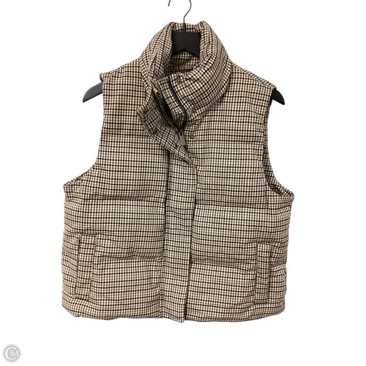 Vest Puffer & Quilted By A New Day In Black & Cream, Size: M