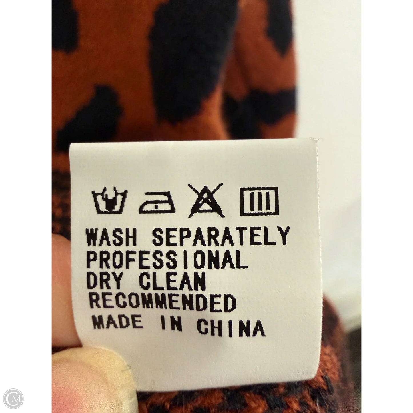 Sweater Cardigan By Cme In Leopard Print, Size: Xl