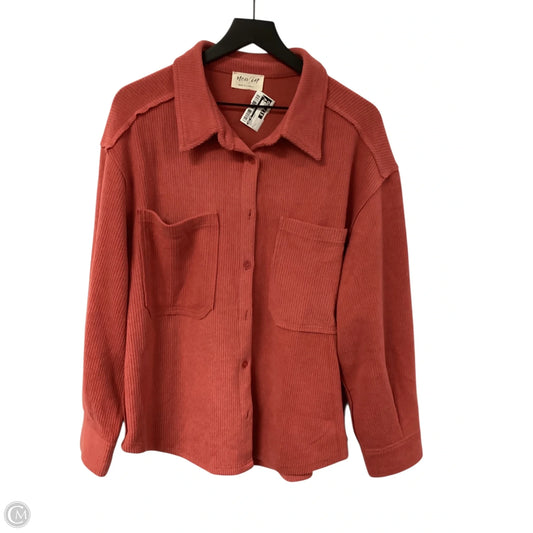 Jacket Shirt By New In In Red, Size: L