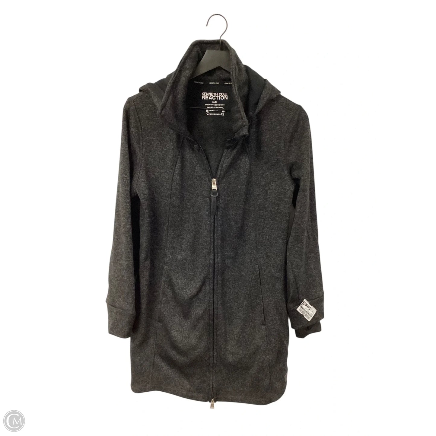 Jacket Fleece By Kenneth Cole Reaction In Black, Size: M