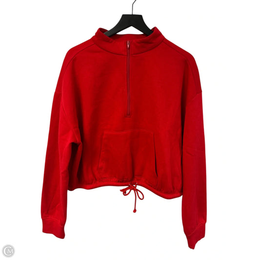Sweatshirt Collar By Just Fab In Red, Size: Xl