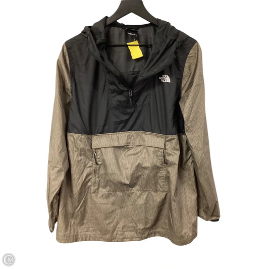 Jacket Windbreaker By The North Face In Black & Green, Size: L