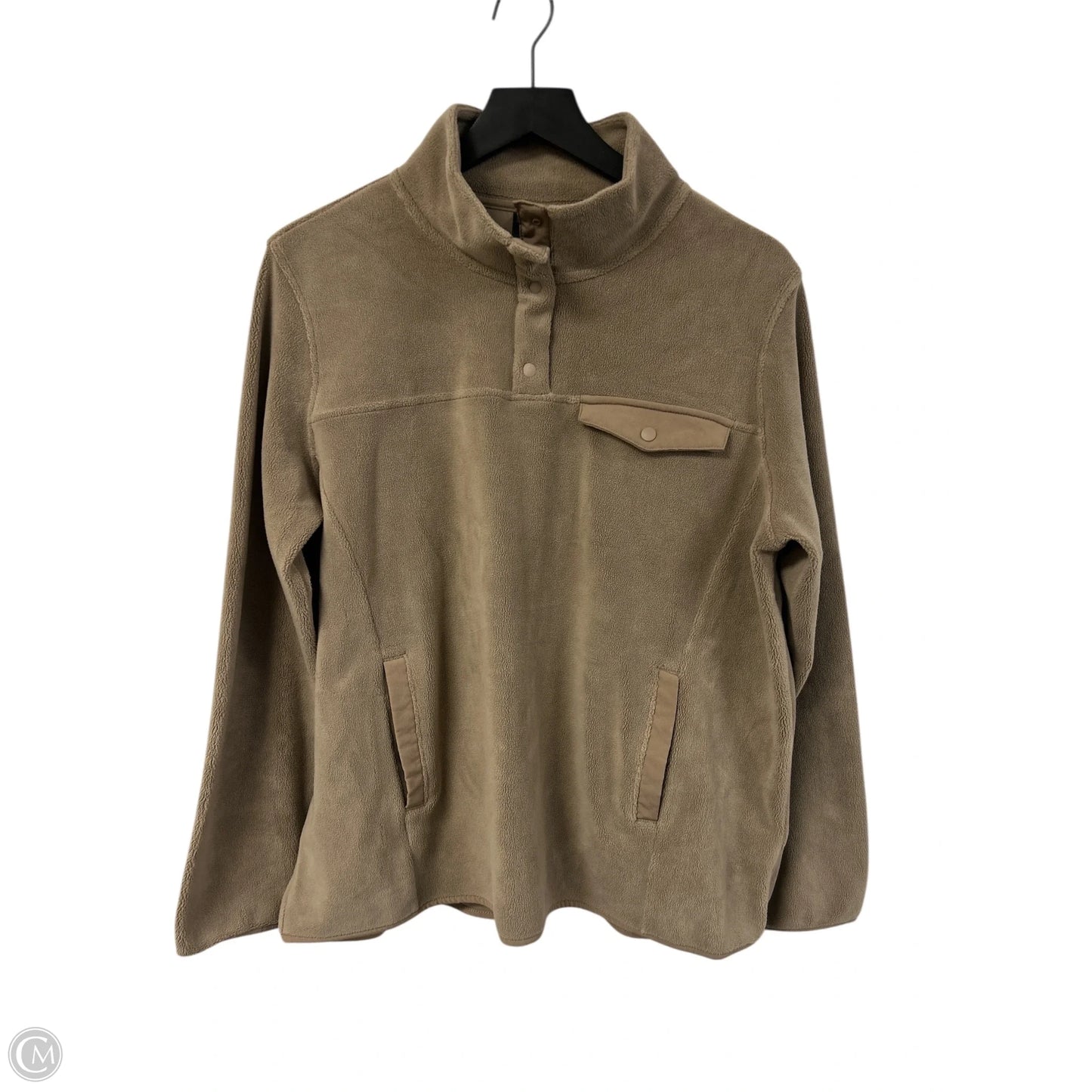 Sweatshirt Collar By 32 Degrees In Beige, Size: L