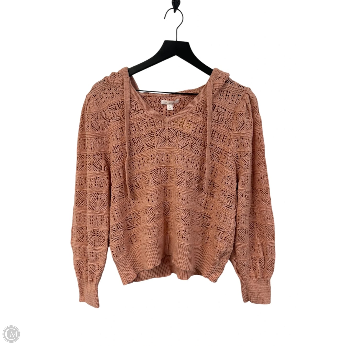 Sweater By Lc Lauren Conrad In Peach, Size: L