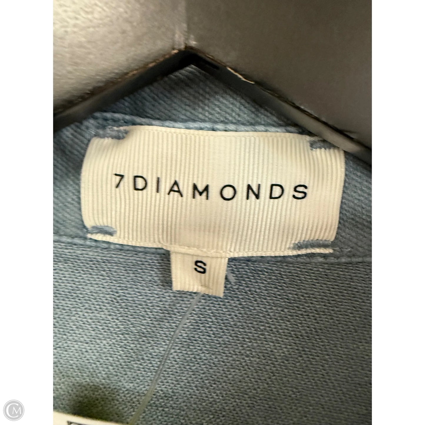 Jacket Denim By Cmb In Blue, Size: S