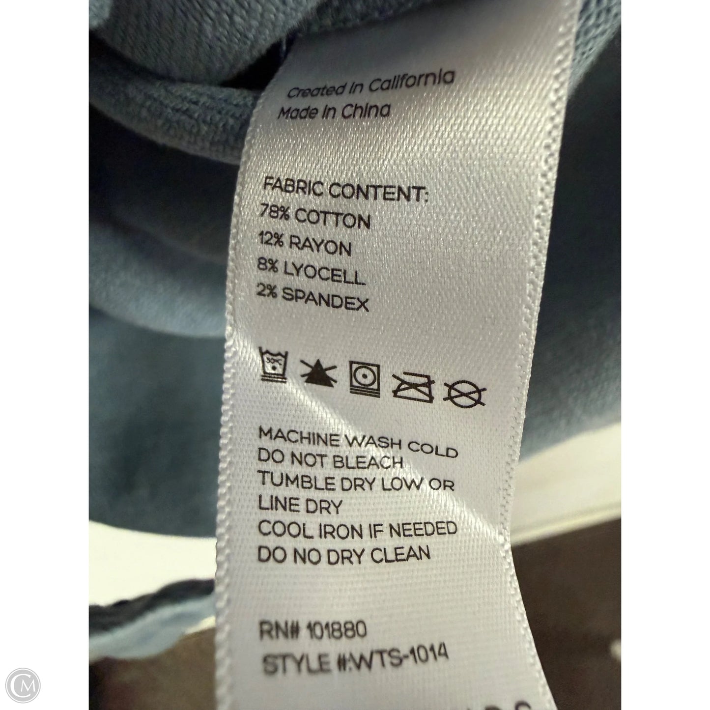 Jacket Denim By Cmb In Blue, Size: S