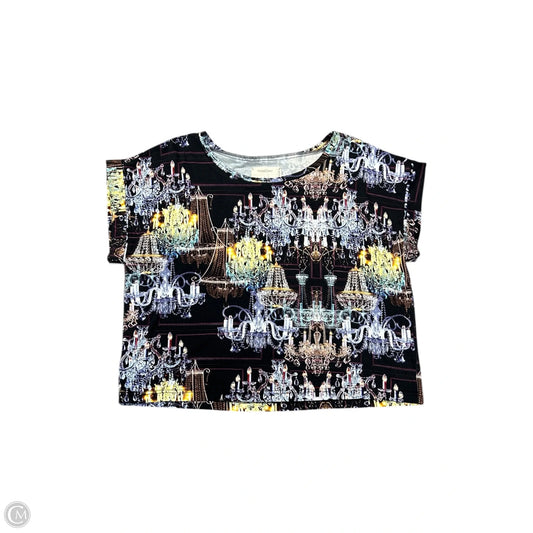 Top Short Sleeve By Nicole Miller In Multi-colored, Size: S