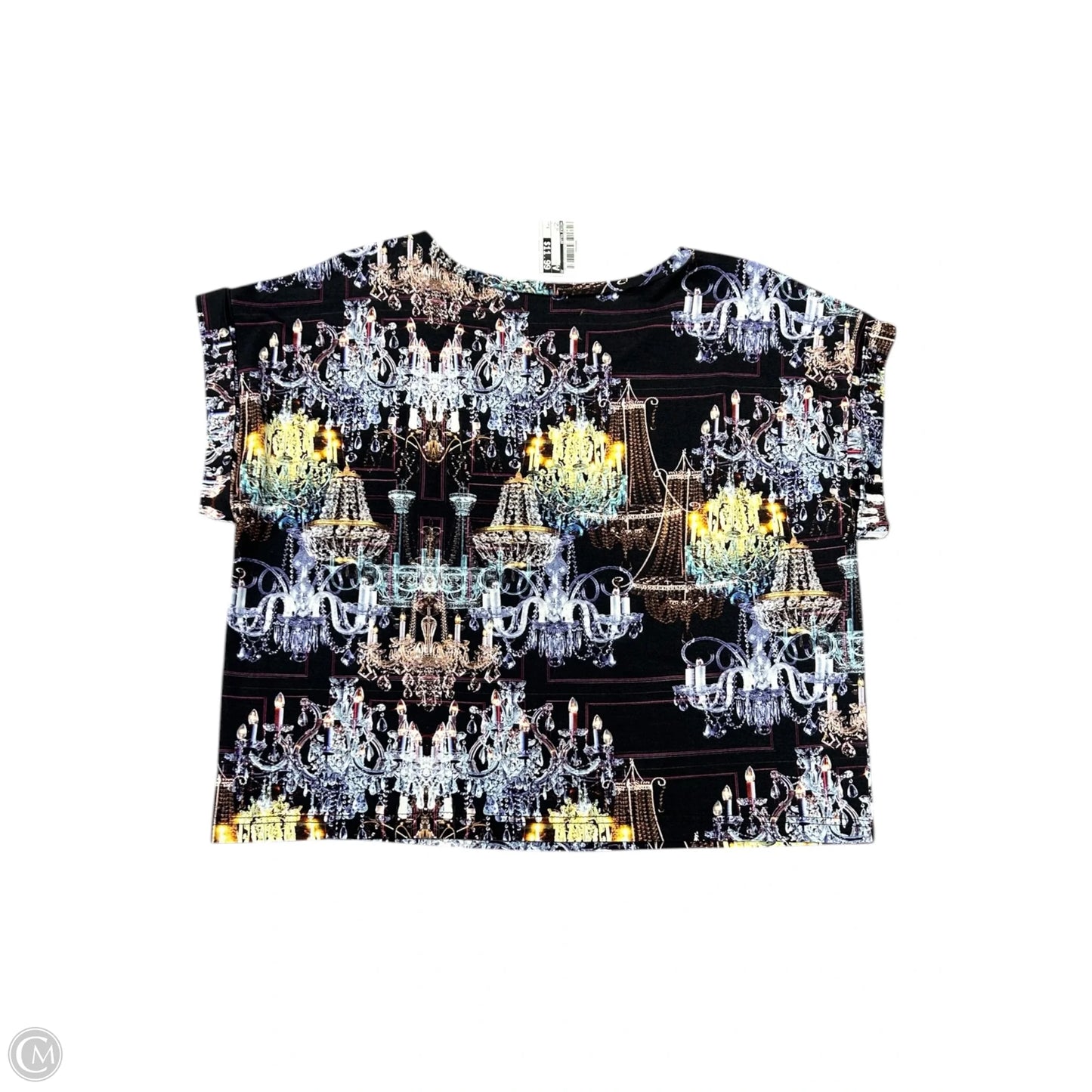 Top Short Sleeve By Nicole Miller In Multi-colored, Size: S