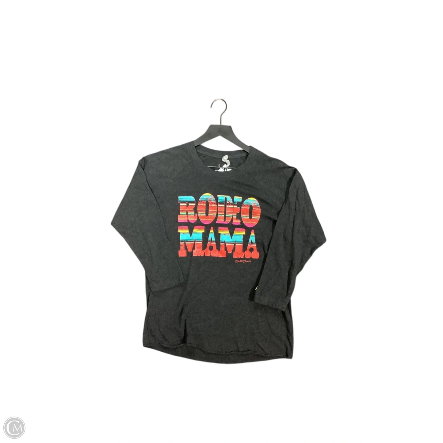 Top Long Sleeve Basic By Clothes Mentor In Grey, Size: S