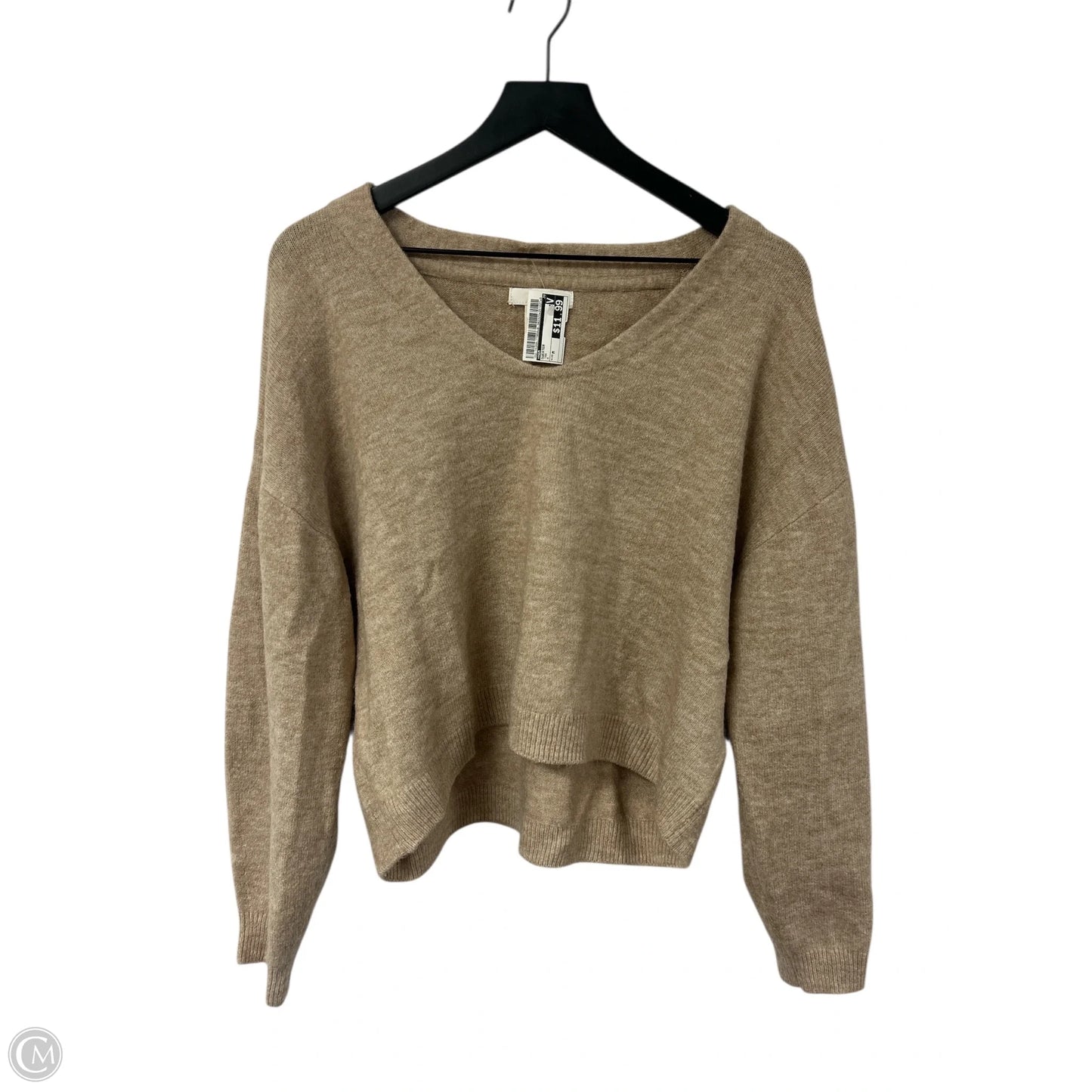 Sweater By H&m In Tan, Size: M
