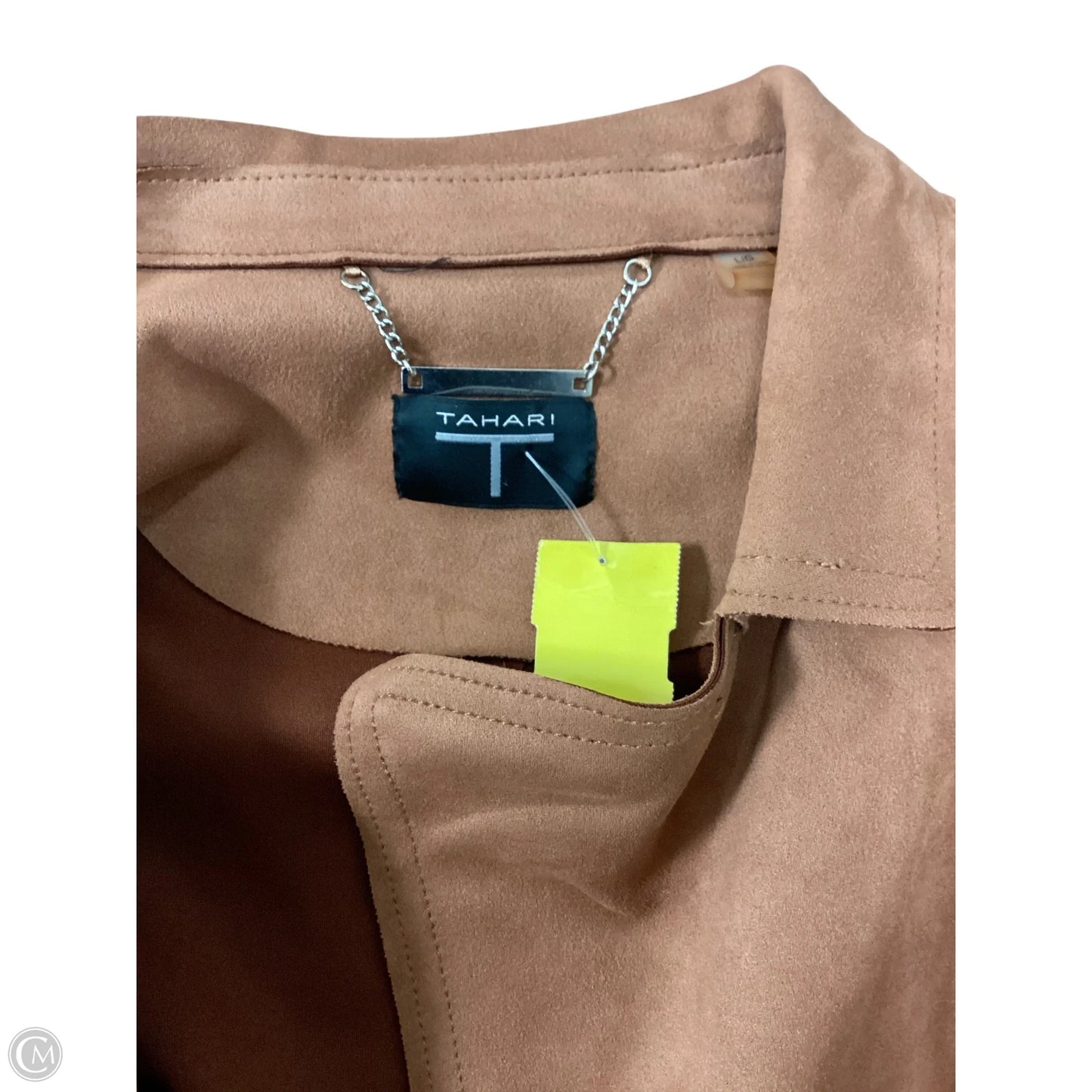 Jacket Other By T Tahari In Brown, Size: L