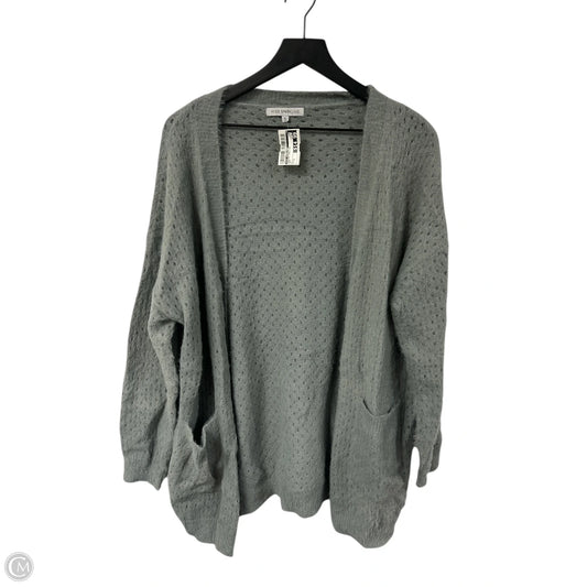 Sweater Cardigan By Miss Sparkling In Grey, Size: S