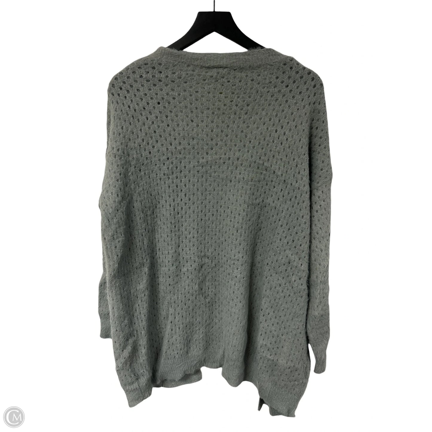 Sweater Cardigan By Miss Sparkling In Grey, Size: S