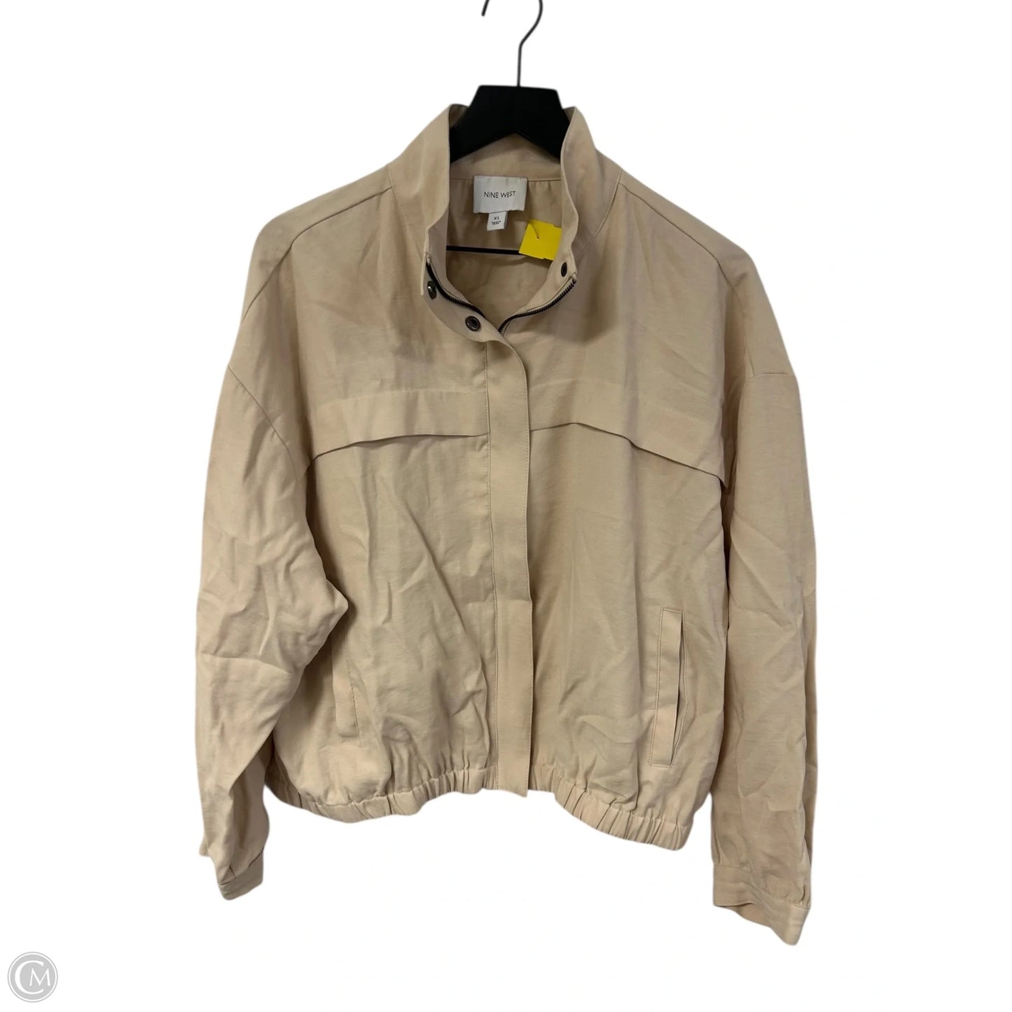 Jacket Other By Nine West Apparel In Cream, Size: Xl