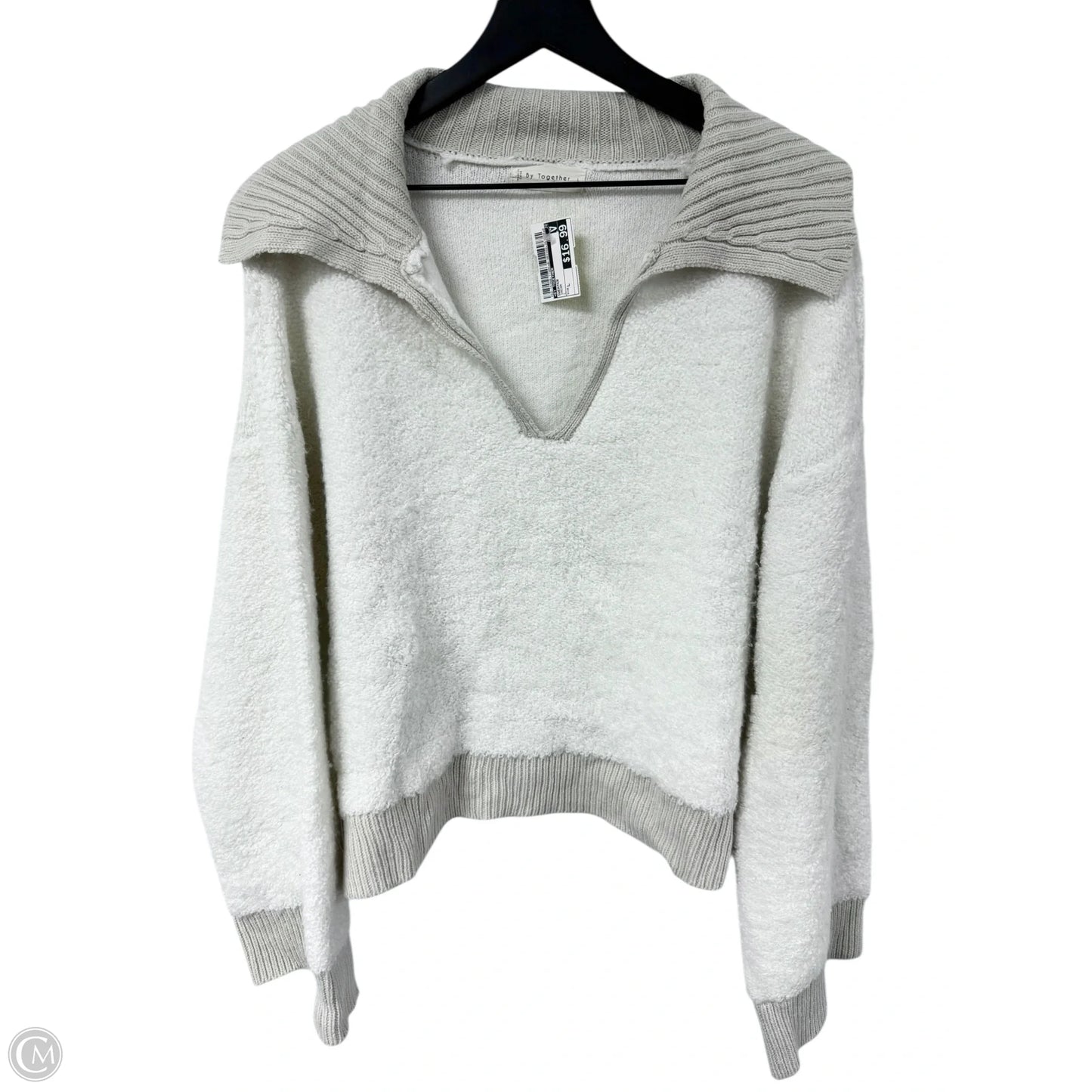 Sweater By By Together In Cream, Size: L