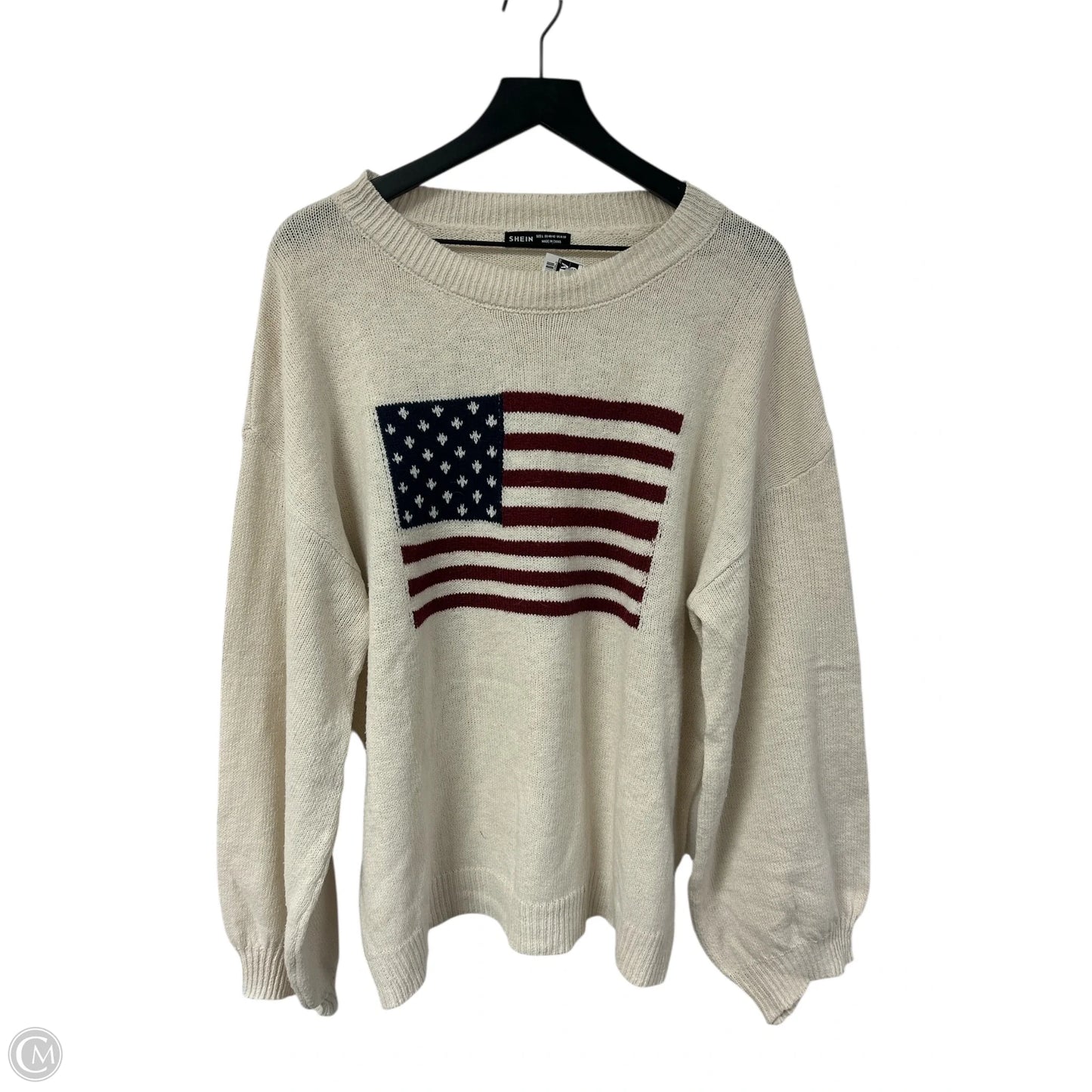 Sweater By Shein In Cream, Size: L