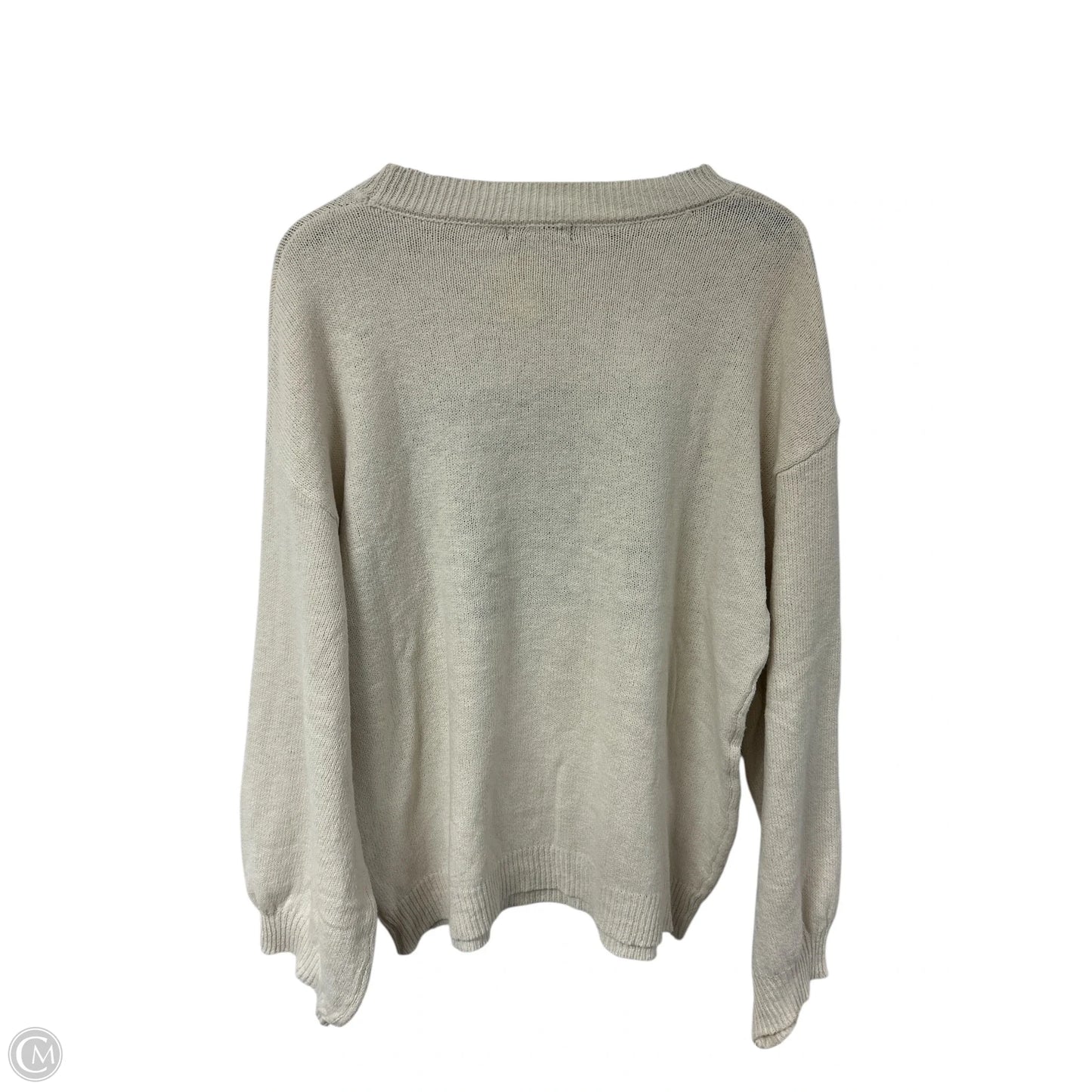 Sweater By Shein In Cream, Size: L