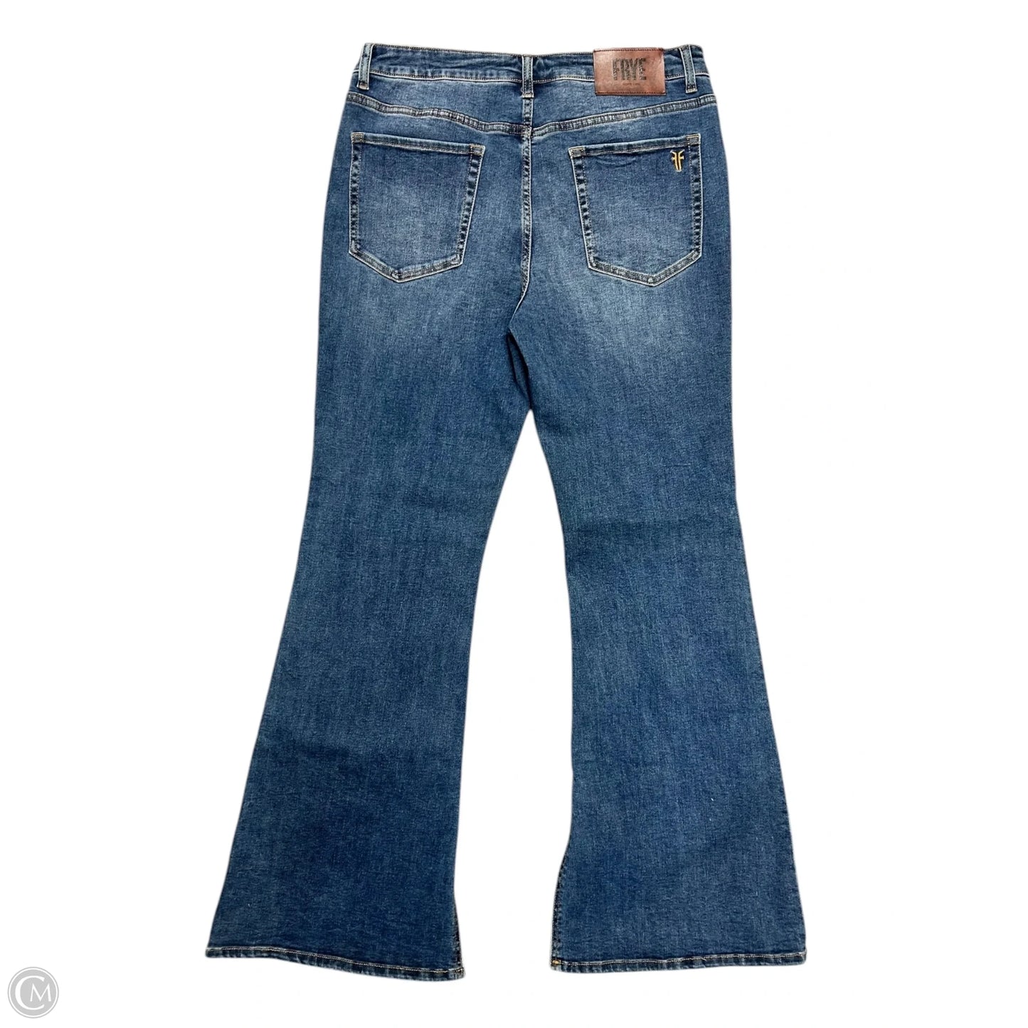 Jeans Designer By Frye In Blue Denim, Size: 14