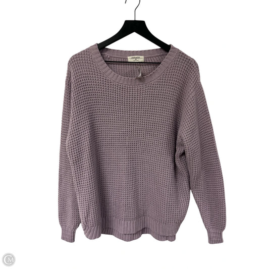 Sweater By Zenana In Purple, Size: Xl