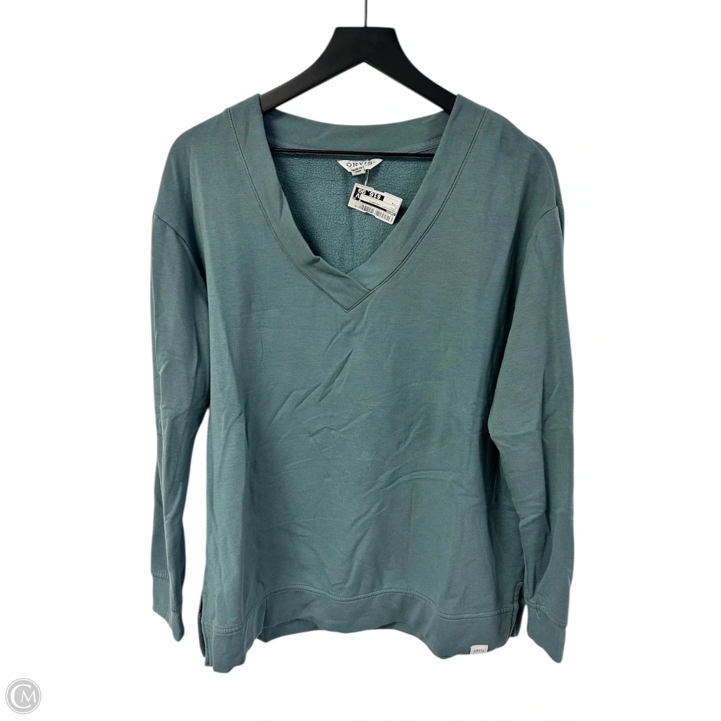 Sweatshirt Crewneck By Orvis In Green, Size: M