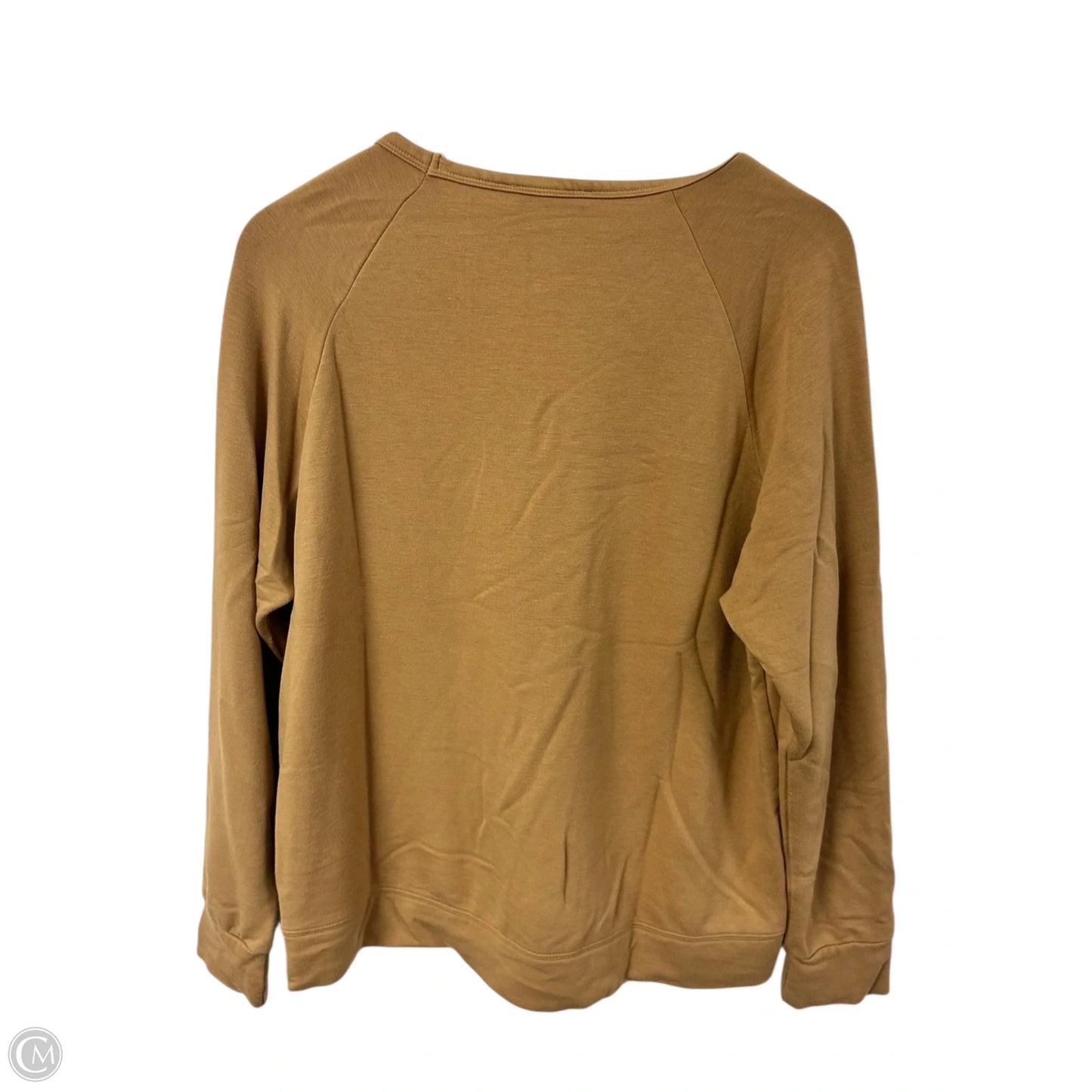 Sweatshirt Crewneck By Workshop In Tan, Size: M
